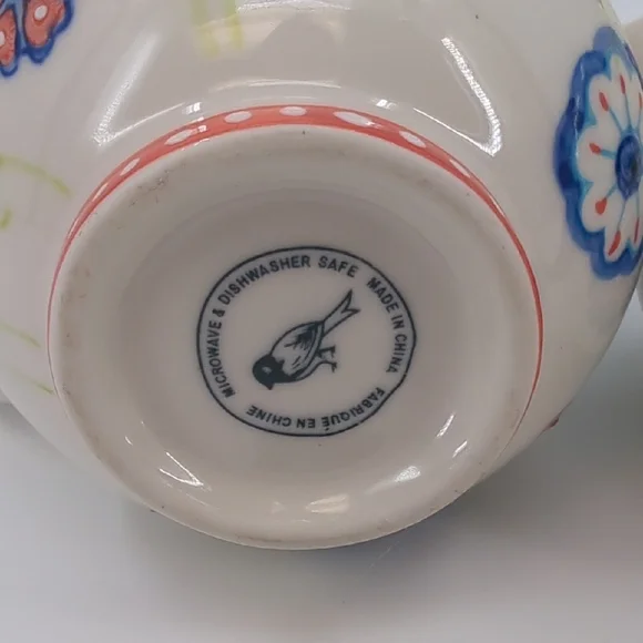 Anthropologie Covered Sugar, Sugar Spoon, and Creamer Set - Picture 8 of 8